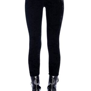Killstar Black Velvet Leggings